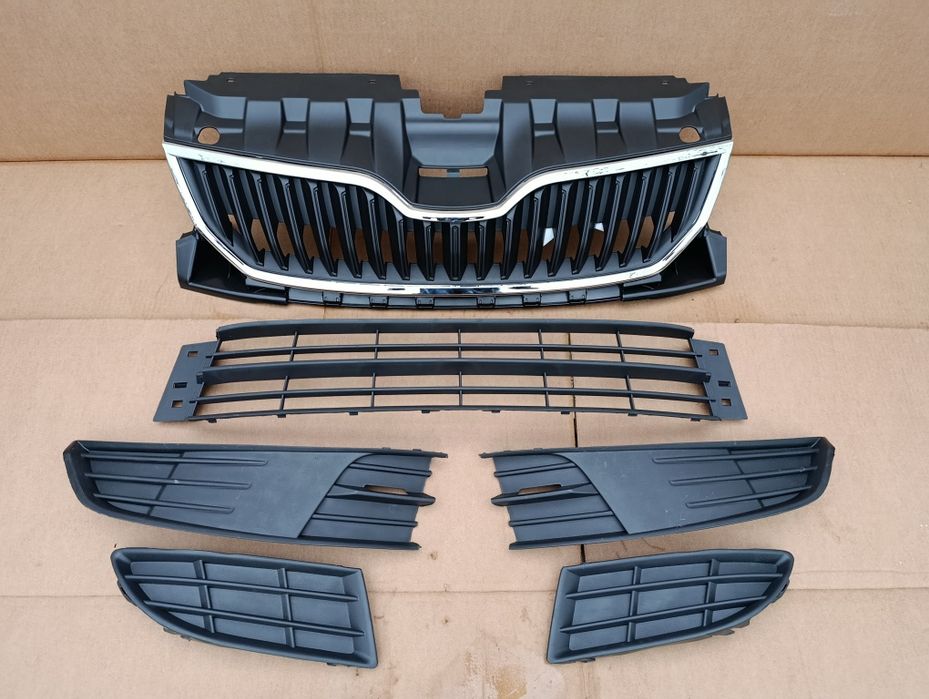 Решітка skoda fabia 3, шкода фабіа