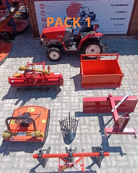 Pack Verão Trator Yanmar F6  + 6 ALFAIAS