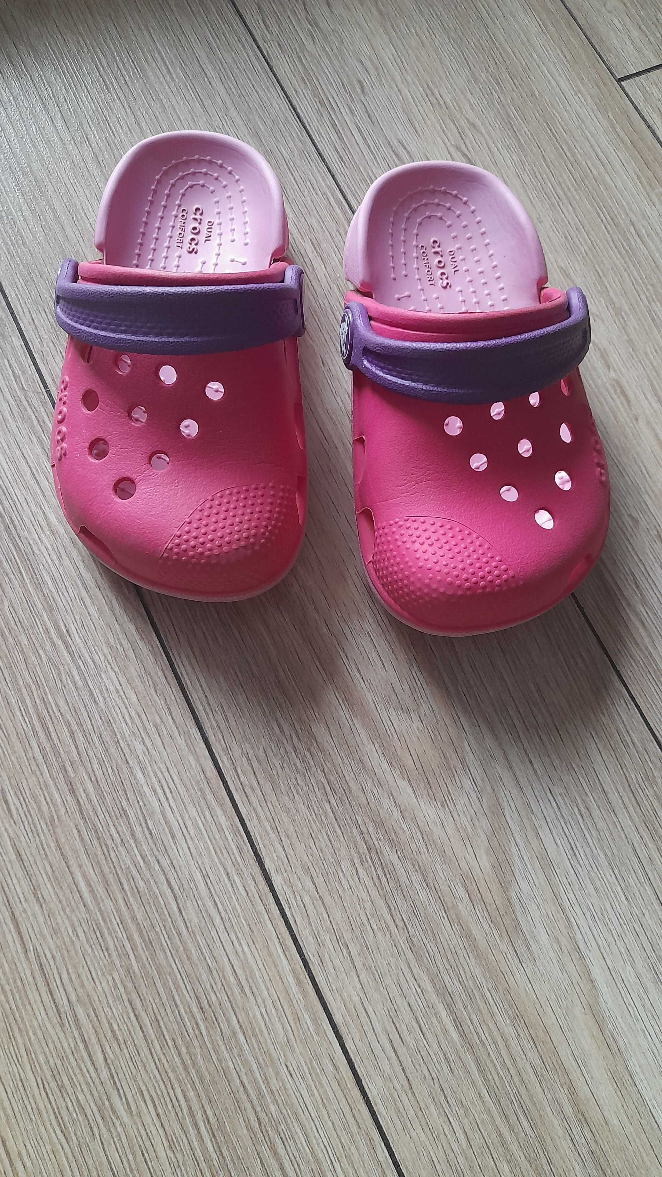 Crocs klapki c7 dla dziewczynki wiosna lato