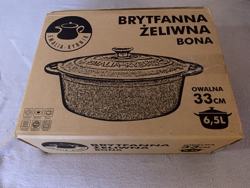 Brytfanna żeliwna Bona