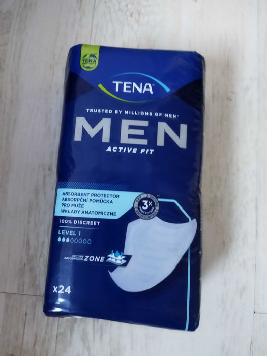 Tena Men Active Fit, wkładki anatomiczne dla mężczyzn