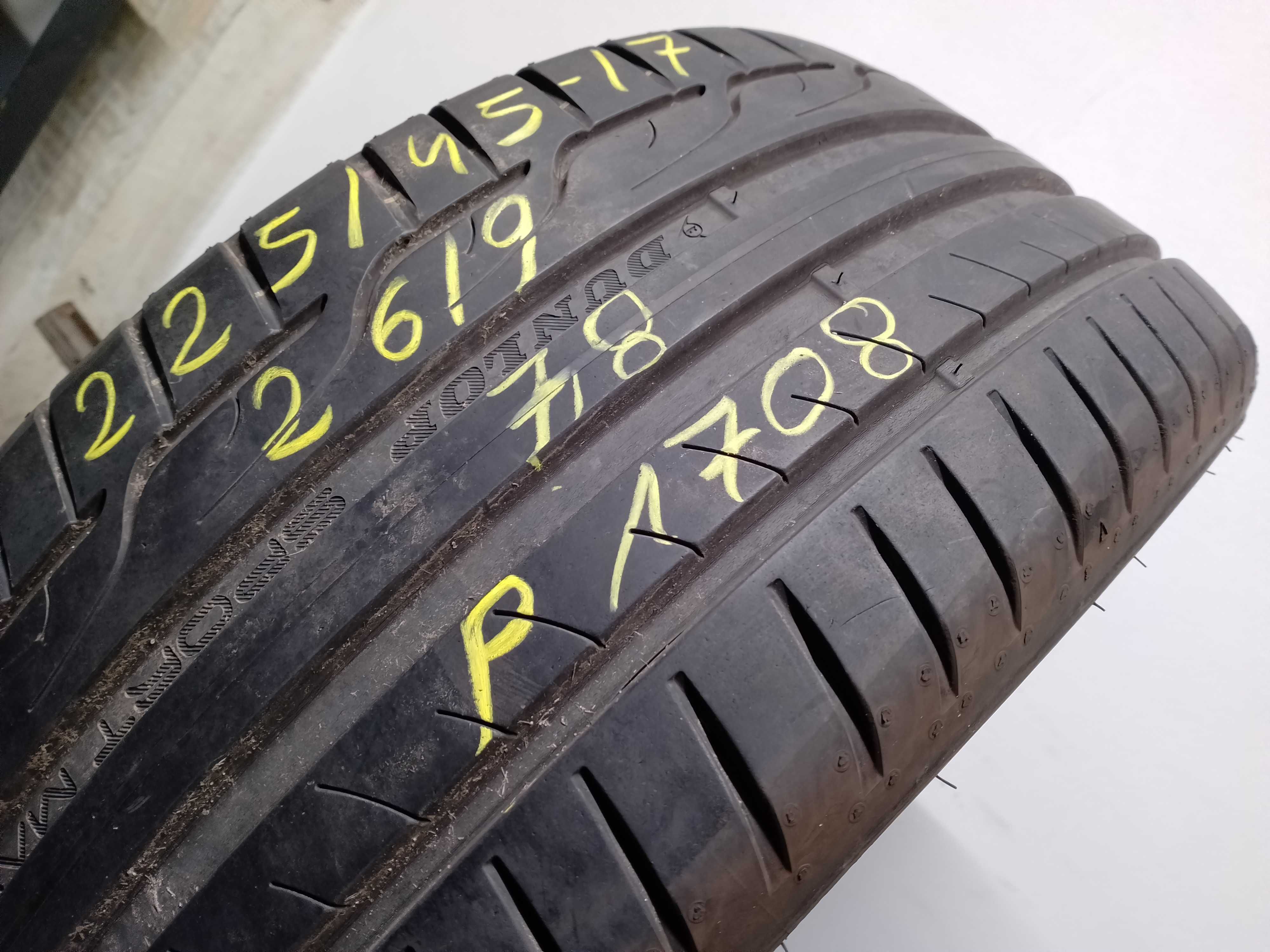 225/45 17 Dunlop Sport Maxx RT 2619 Obrzycko P1708