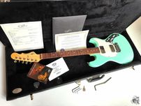 $1950 Rare G&L Fullerton Deluxe Skyhawk HH '2019 Surf Green (mint)