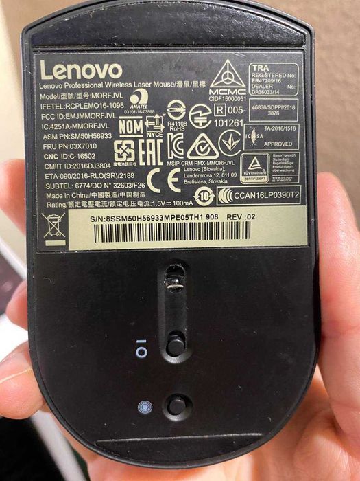 Миша Lenovo Professional Wireless Grey