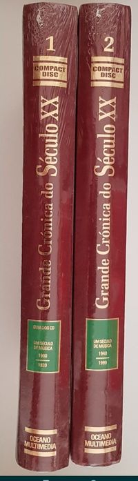 12 CDS de Música da Crónica do Século XX - 2 estojos com 12 CDS novos