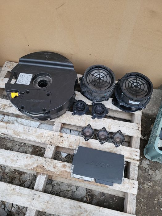 AUDI Q7 4L Głośniki Subwoofer Wzmacniacz BOSE Zestaw 4L0.035.382.A