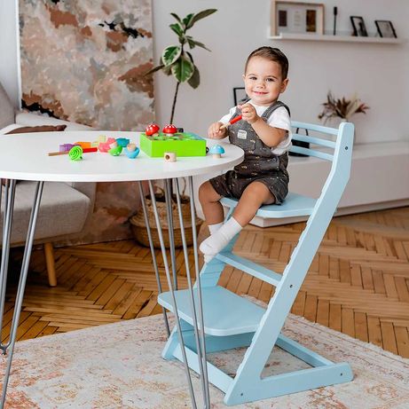 Растущий стул для малышей школьников детский стульчик smart