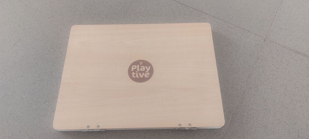 Computador para criança em madeira