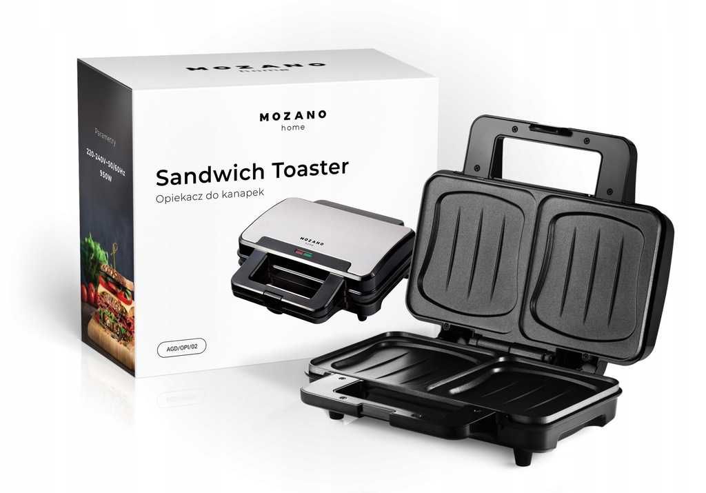 OKAZJA Opiekacz toster do kanapek tostów SANDWICH MAKER XL