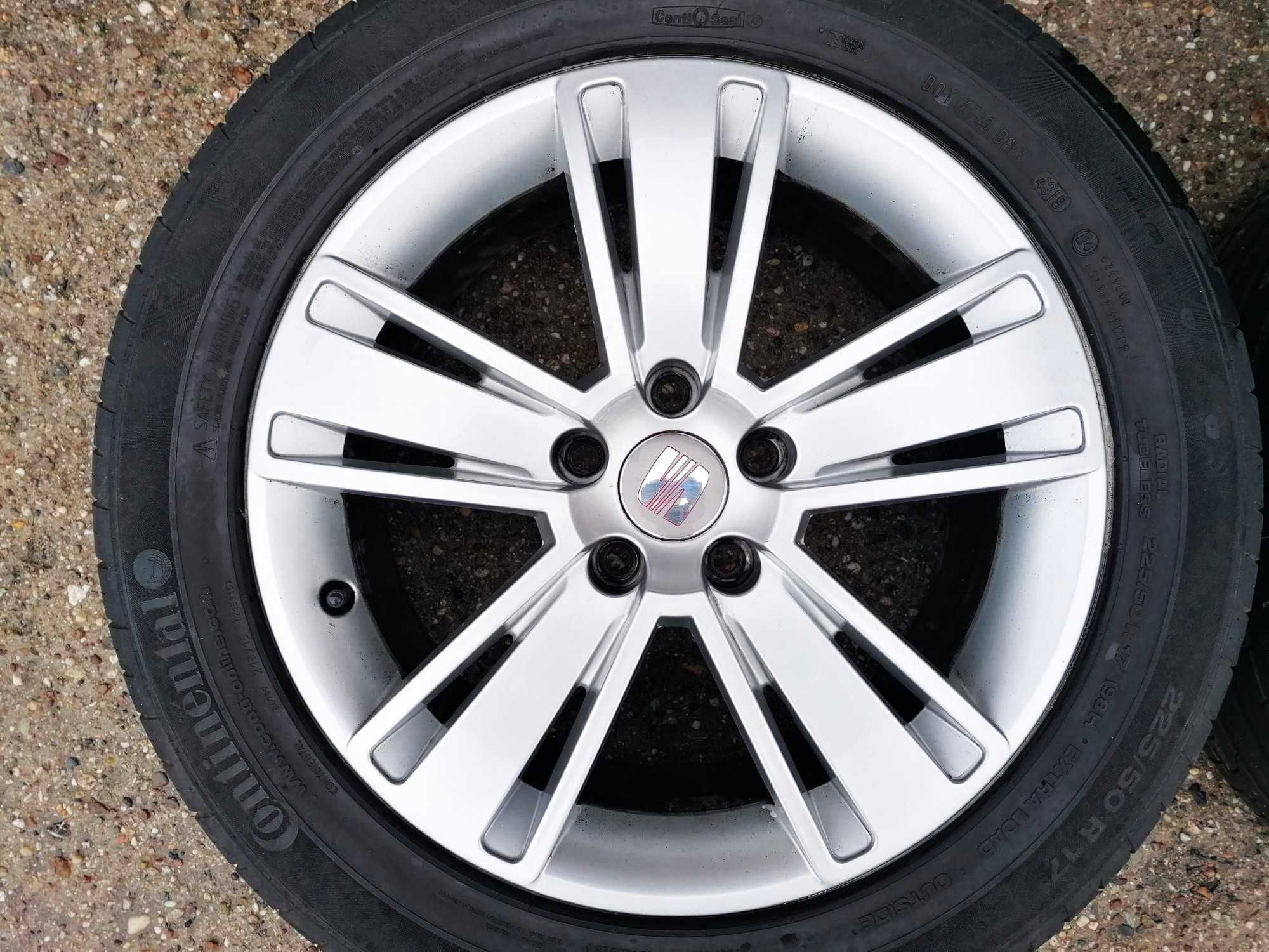 Vw Sharan II  Alhambra II Oryginalne Alufelgi Koła Lato 17 Cali 5x112