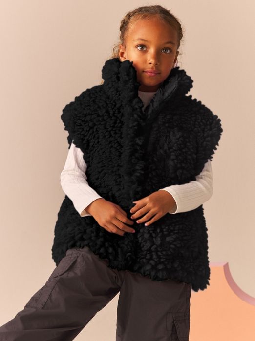 Nowe Next kamizelka baranek 158-170 duża