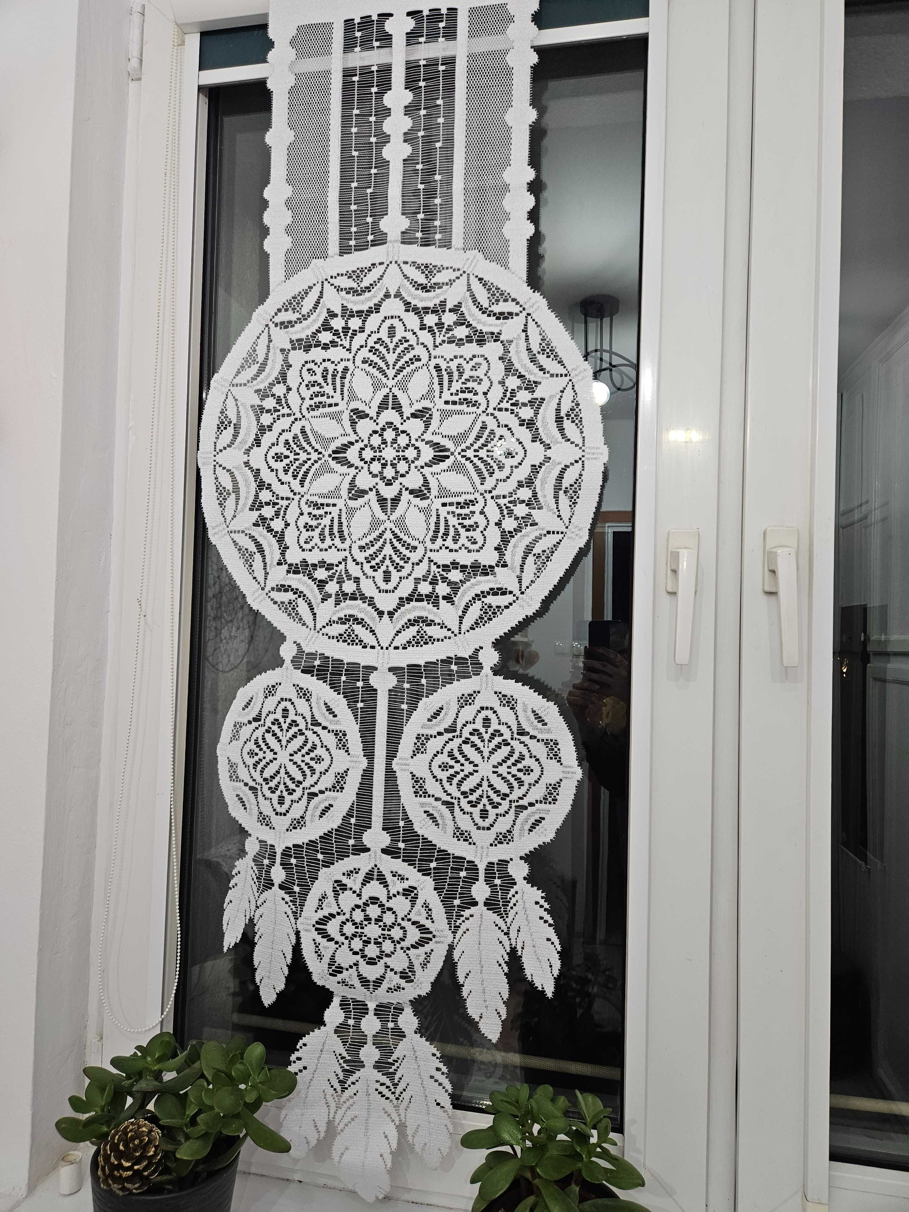 Dwa panele okienne 45 x 130 cm łapacz snów dekoracja okno 2 sztuki