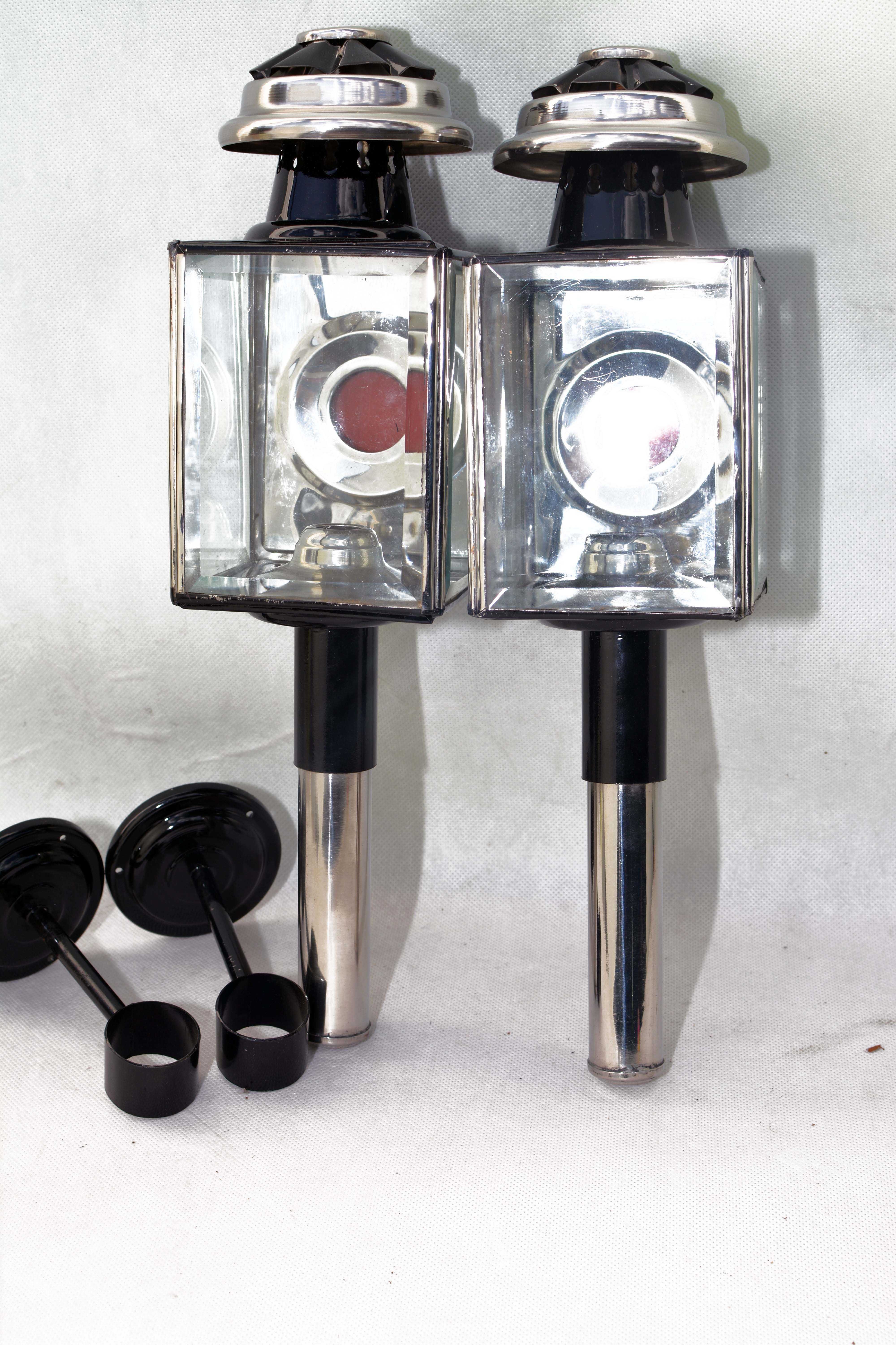 Lampy do bryczki +mocowania