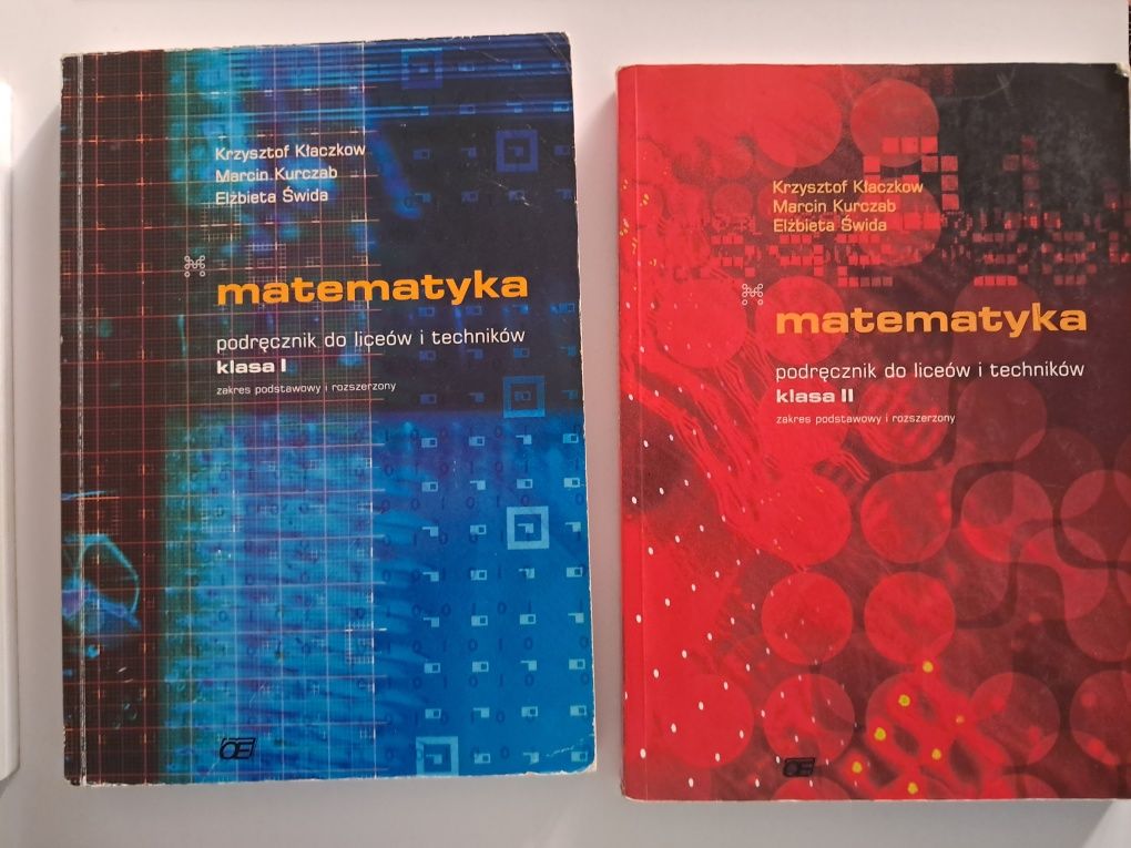 Matematyka Kłaczkow Kurczab Świda rozszerzony 3 zbiory 2 podręczniki
