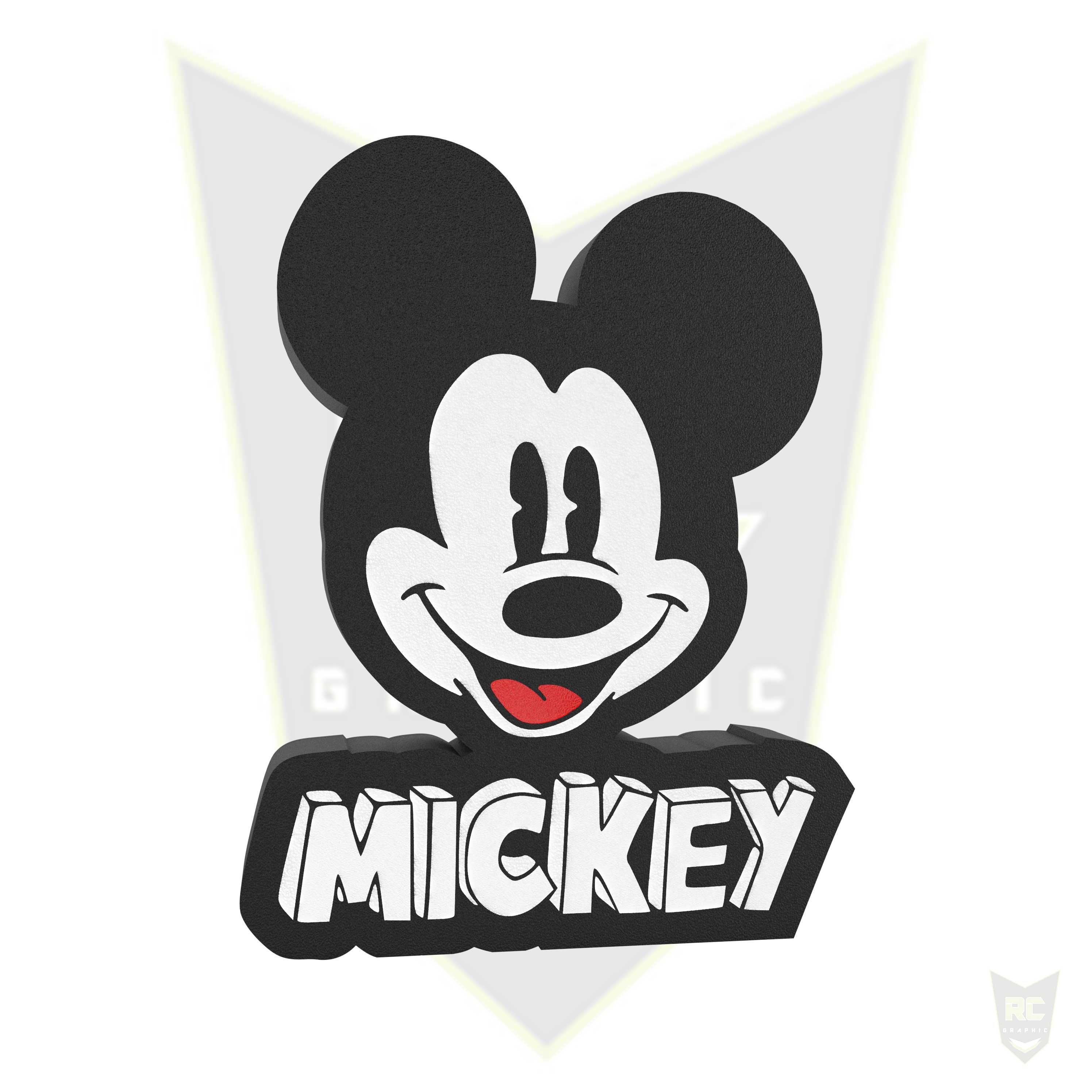 Mickey - Luminária Personalizada