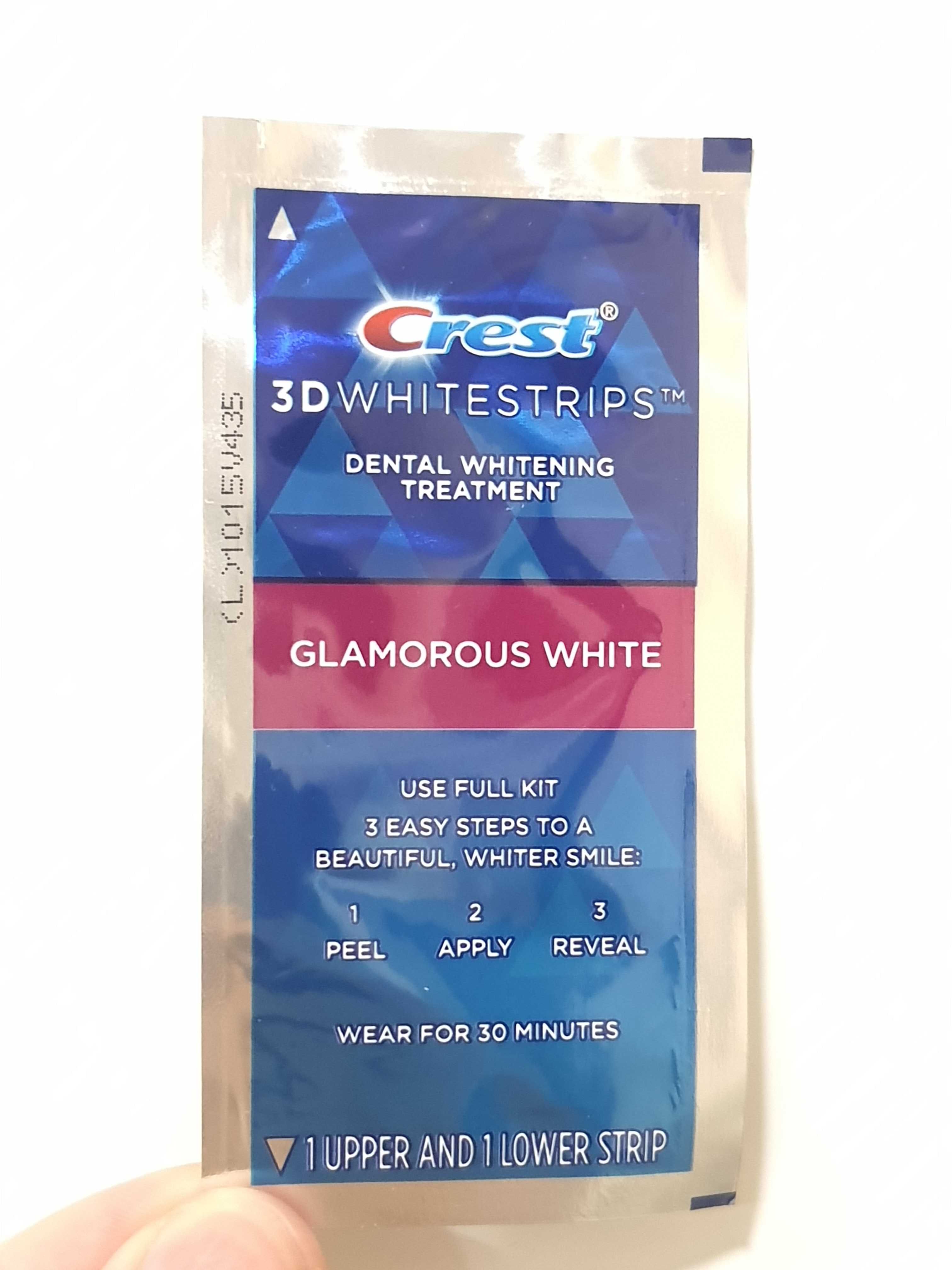 Отбеливающие полоски Crest 3D Whitestrips Glamorous White США оригинал