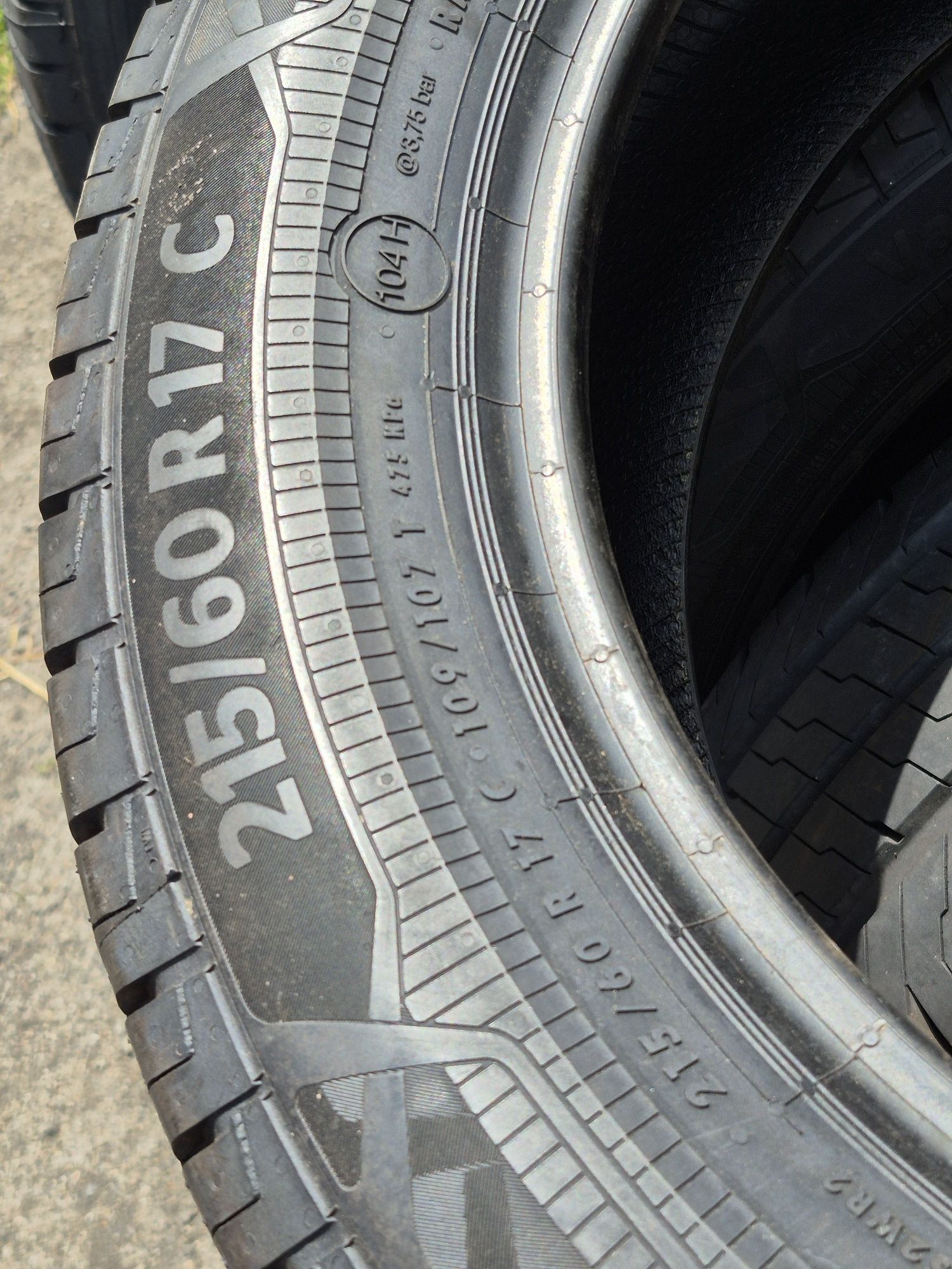 Demo opony letnie Continental 215/60r17c komplet 2023r +Gratis