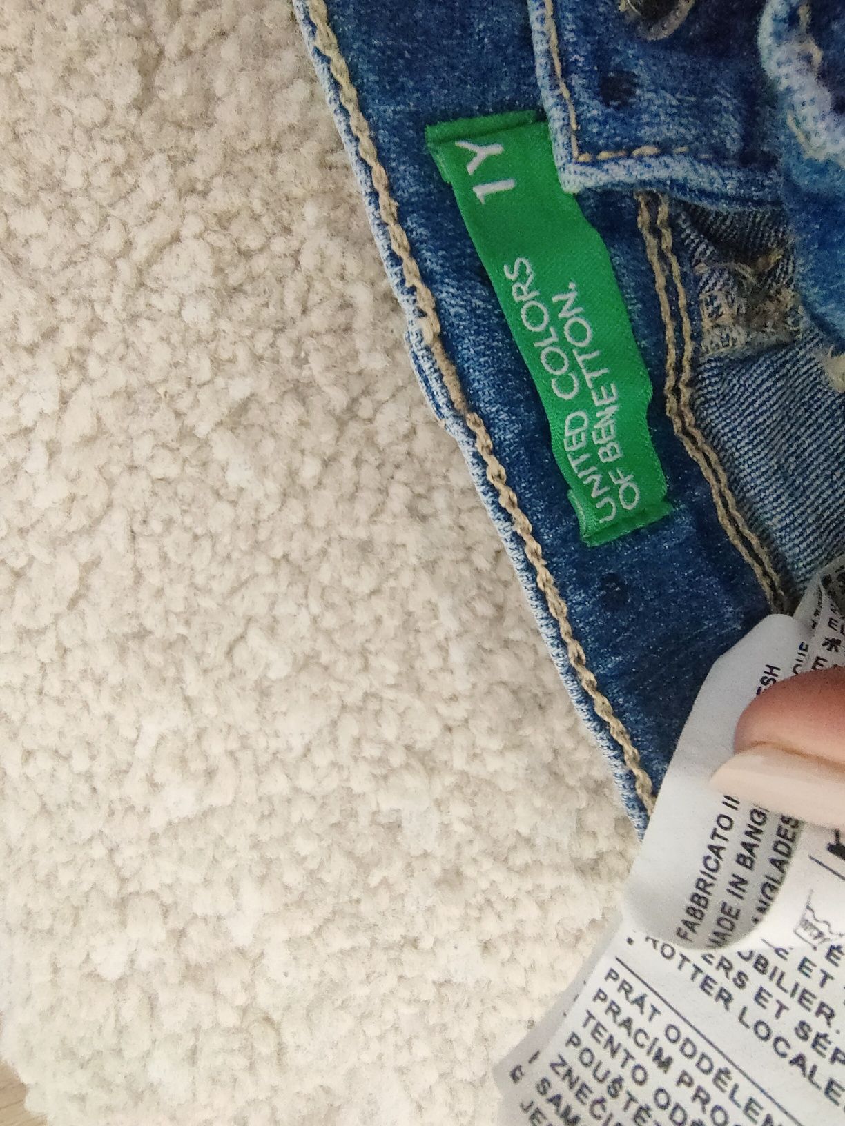 Spodenki jeansowe Benetton