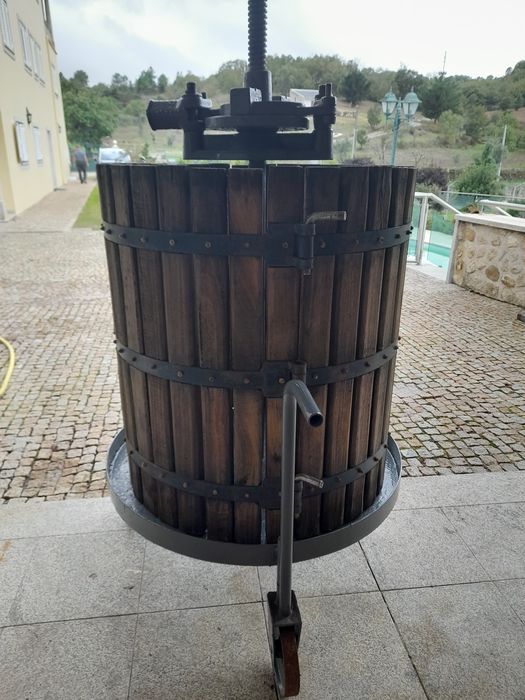 Prensa de uvas em bom estado