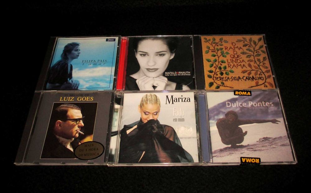 Conjunto de CD Música Portuguesa Fado Dulce Pontes Mariza