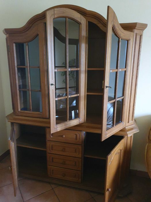 Witryna dębowa-rustykalna