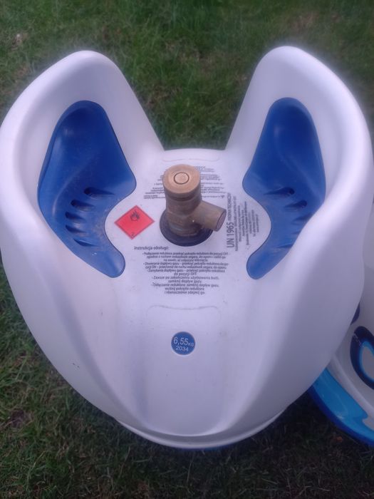 Butla gazowa AmeriGas Nano ważnym homologacją czystym Propanem