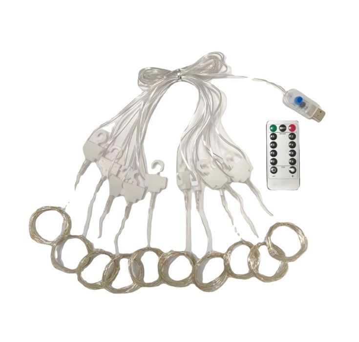 Гірлянда штора роса 3х2 usb пульт