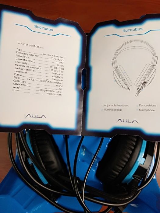 Игровые наушники Aula Succubus Gaming Headset