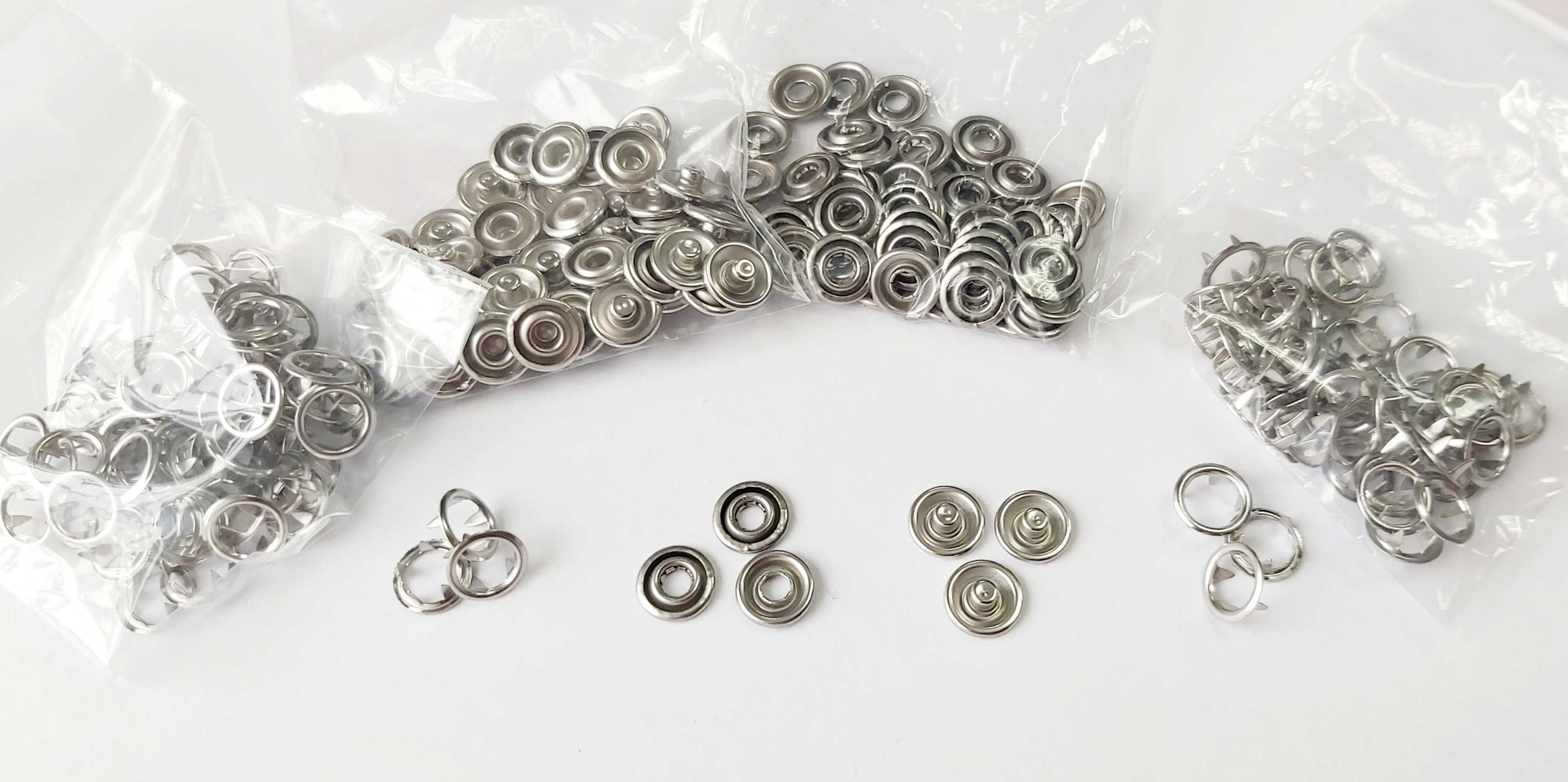 OKAZJA ! Zatrzaski Napy Springi 9,5mm 1440 szt w paczce