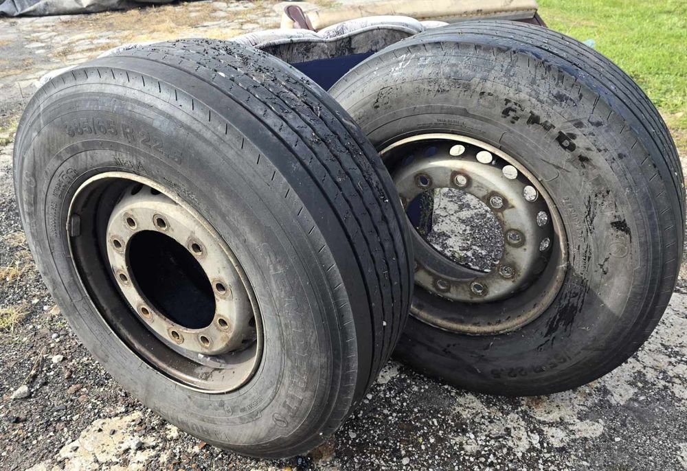 Koła kompletne 385/65r/22.5 prowadzące