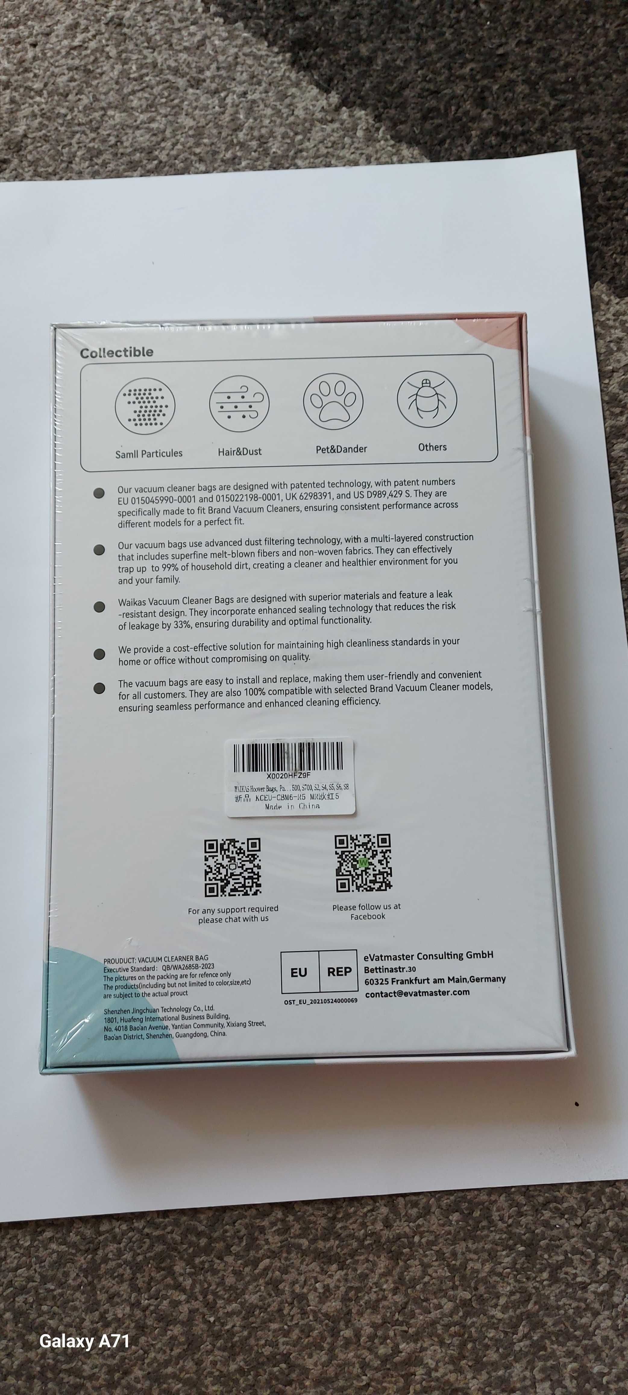 Worki do odkurzacza WaikAs 3D Efficiency 5 szt. Do Miele FJM/GN