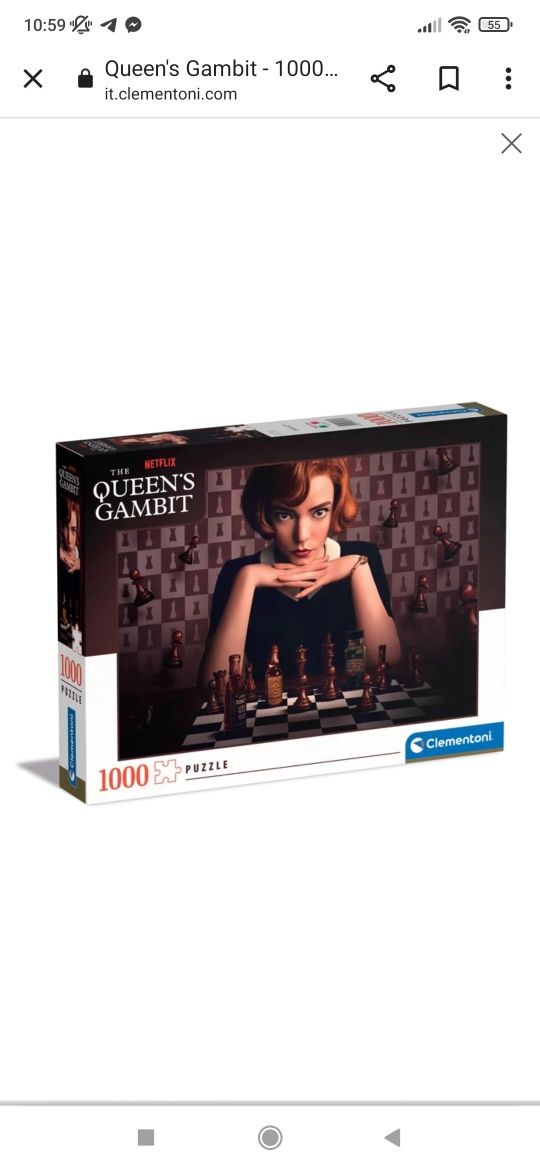 Пазли Queen's gambit 1000 деталей Нові