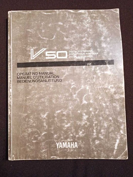 Yamaha V50 oryginalna instrukcja obsługi + dyskietka demonstracyjna