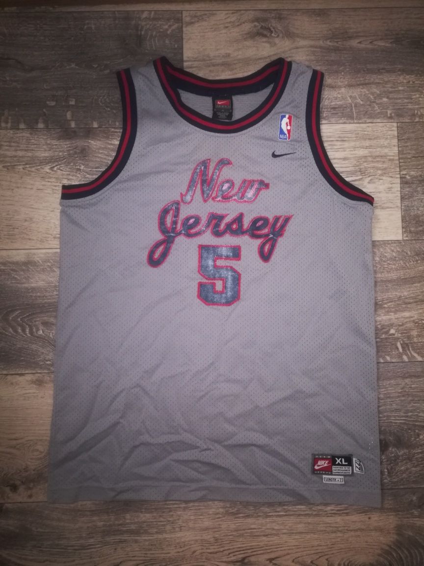 Винтажная баскетбольная майка Nike NBA New Jersey Nets Kidd оригинал