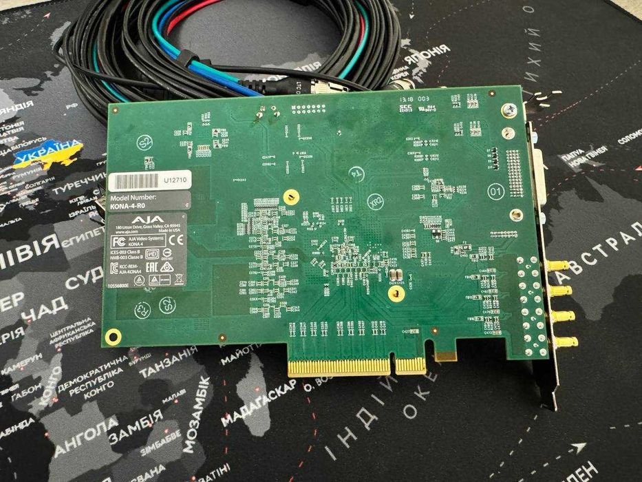 AJA Kona 4 працює з vMix (ввід-вивід 1080 50/60р) Blackmagic Dou 2