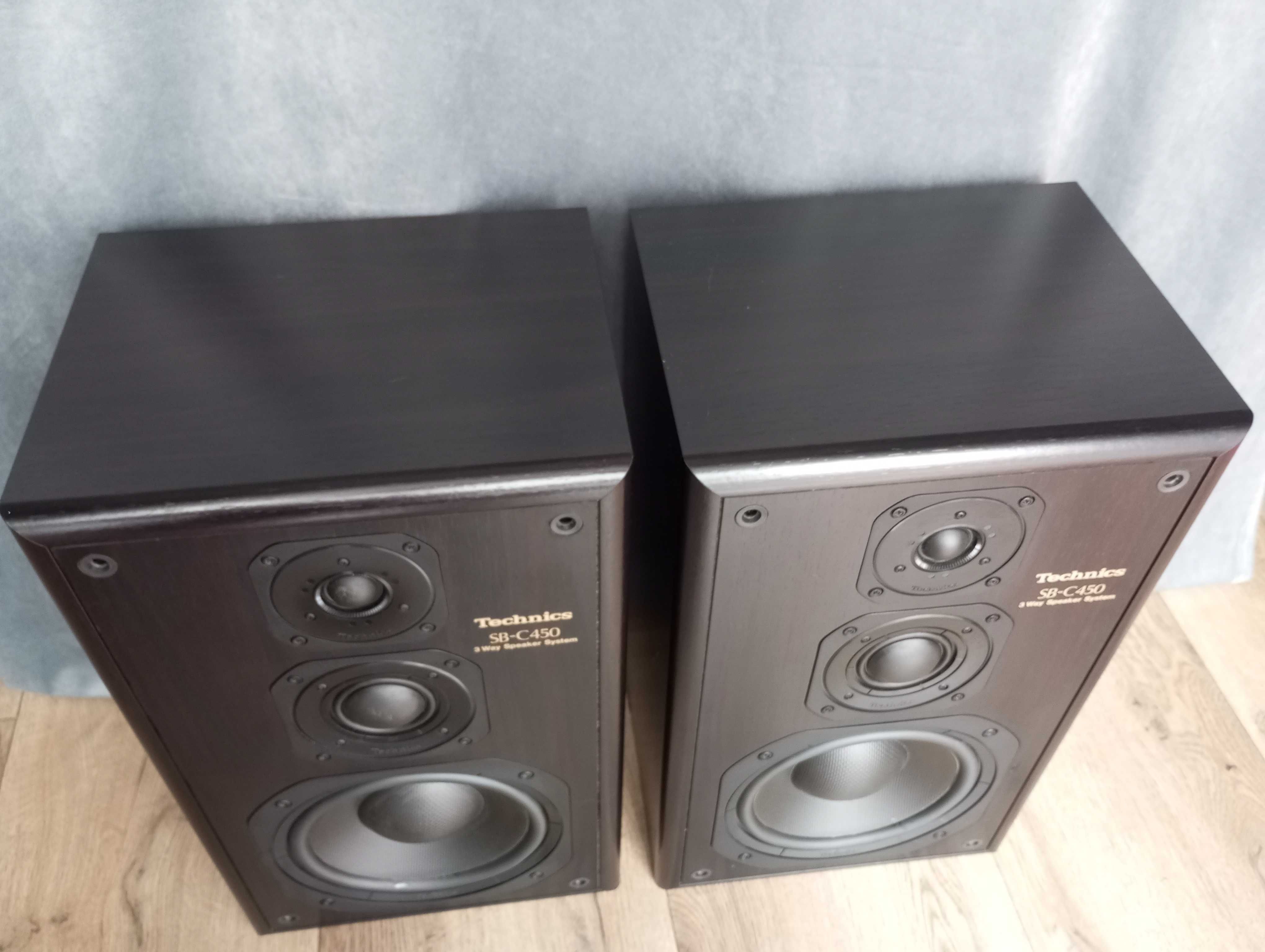 Zestaw OKAZJA Amplituner-wzmacniacz kolumny głośniki adapter Technics