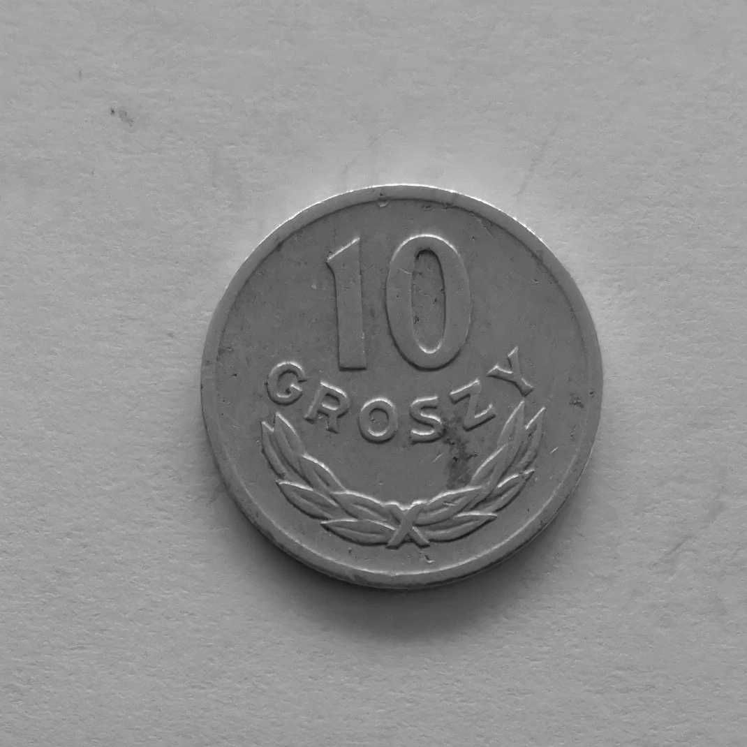 Moneta PRL 10 groszy 1966r.Al.Stan widoczny na zdjęciach.