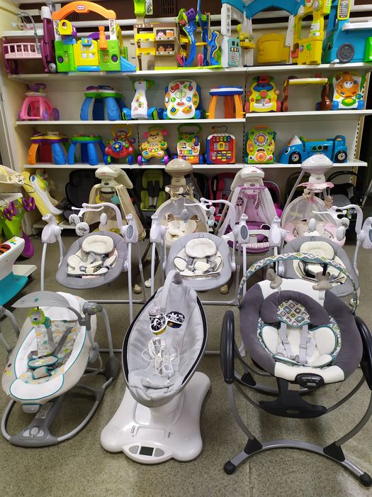Качеля, укачивающий центр 4moms mamaroo оренда прокат Вінниця гойдалка