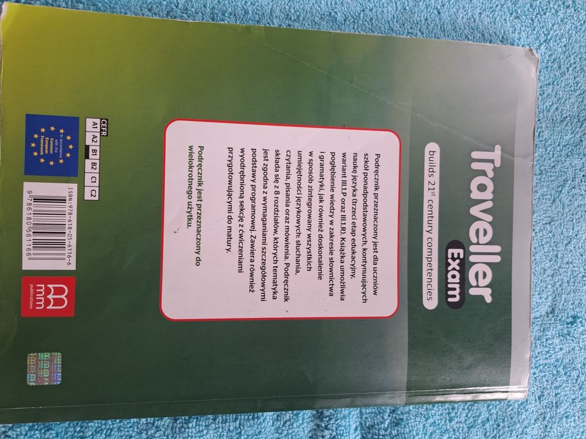 książka i ćwiczenia  treveller exam student's book b1 oraz