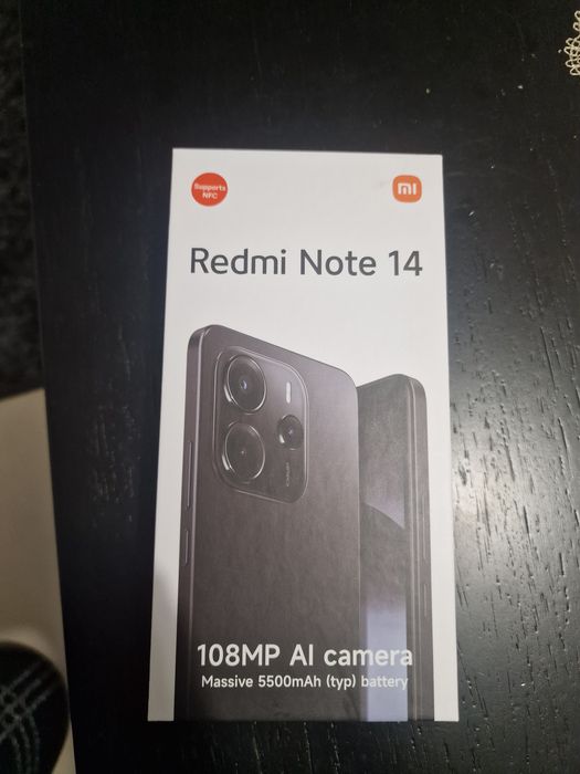 Redmi note 14 preto selado com garantia 3 anos