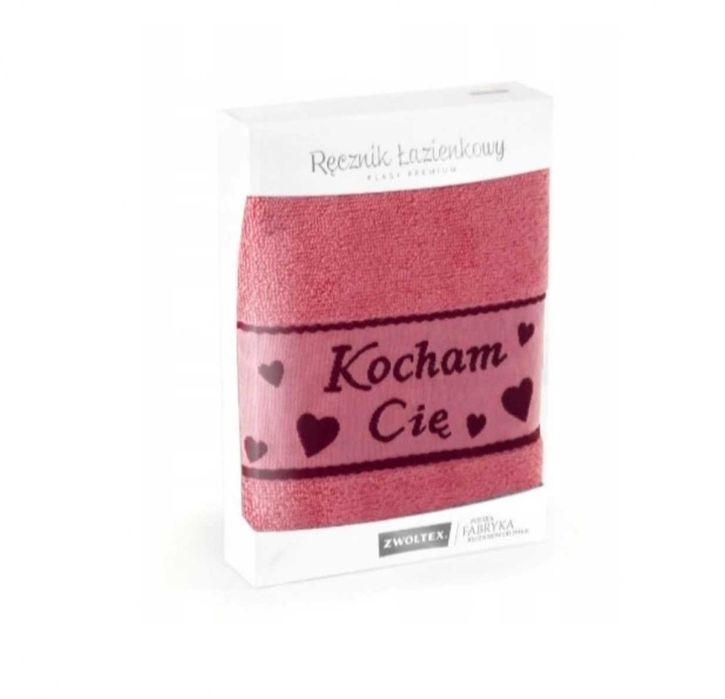 Ręcznik Kocham Cię Walentynki