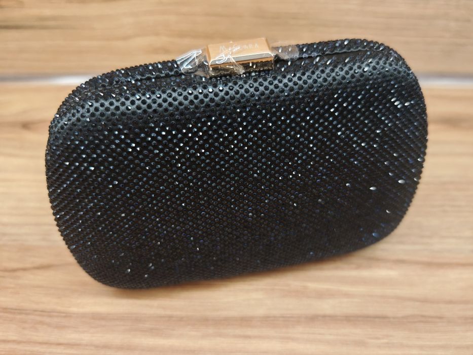 Elegancka Kopertówka torebka Mascara London czarna