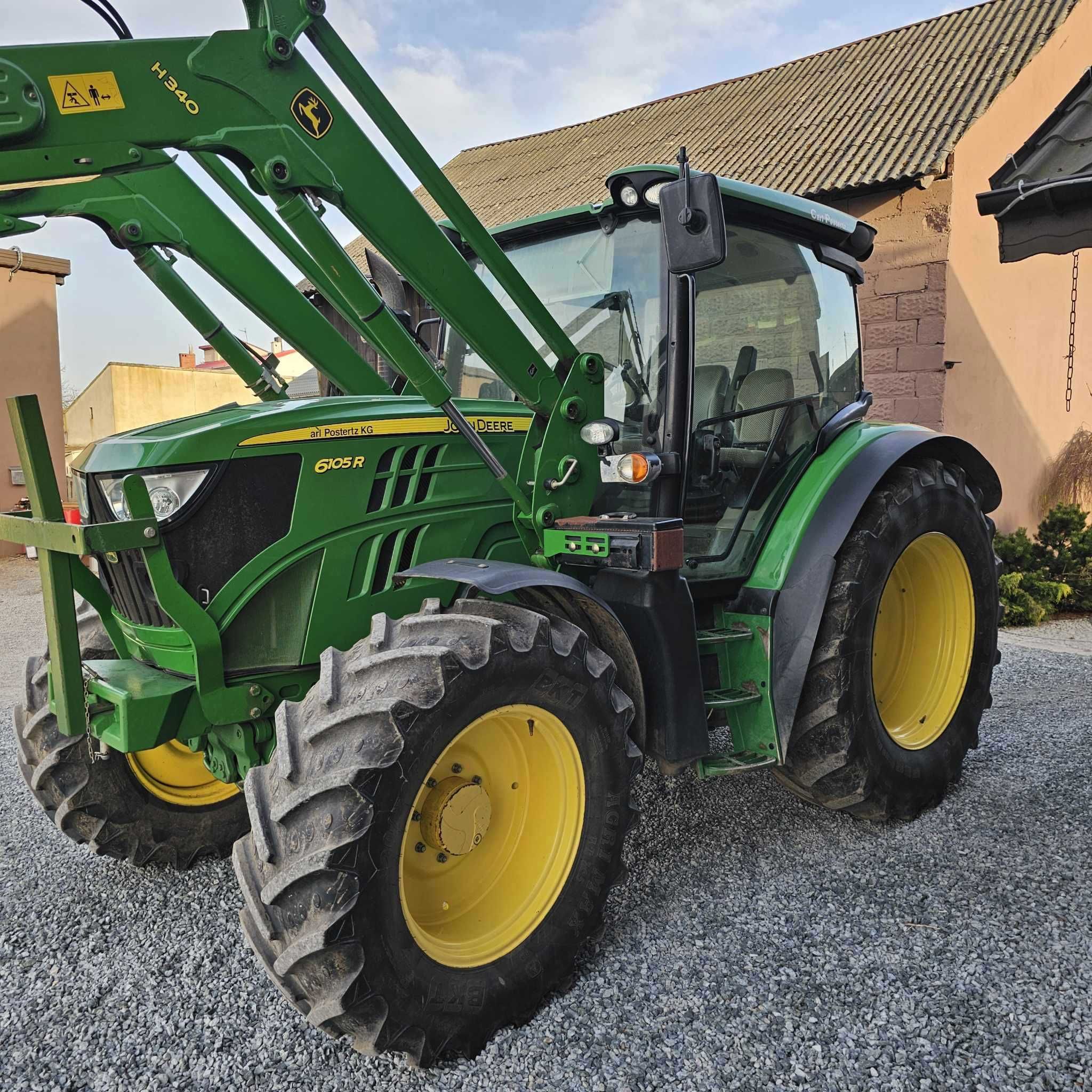 Ciągnik JOHN DEERE 6105 R-2012r