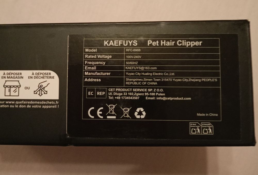 Maszynka golarka do psów nowa zwierząt