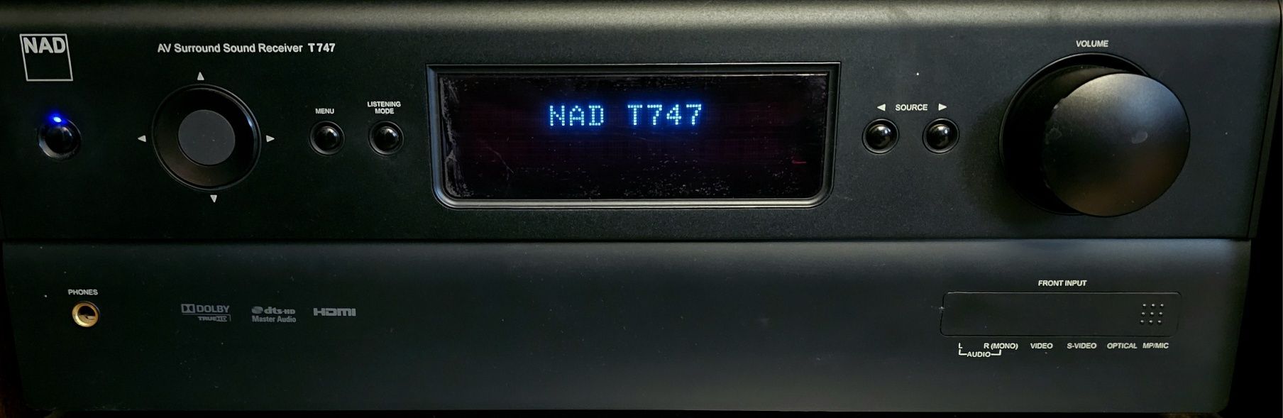 Amplituner NAD T-747 DD DTS  7.1. + ATMOS