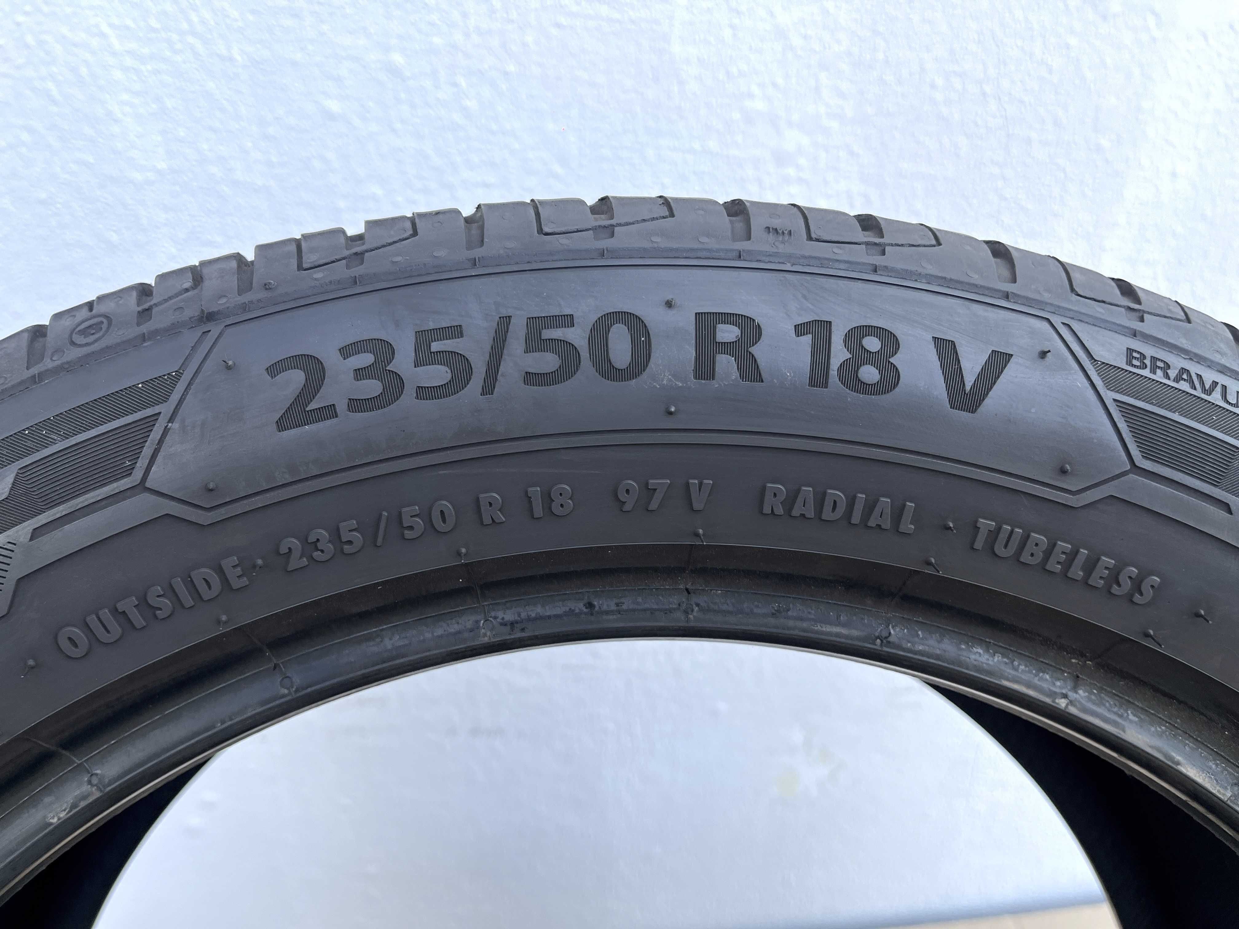 Opony Letnie 235/50/18 97V BARUM BRAVURIS 5HM 7,7mm 2024R JAK NOWE