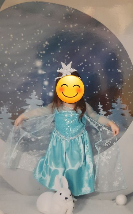 Прокат, продаж Плаття Ельзи Frozen Новорічне плаття Зими, Сніжинки