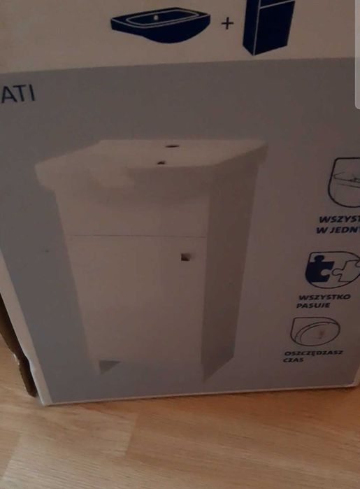 Nowa szafka z umywalka Cersanit łazienkowa ceramiczna