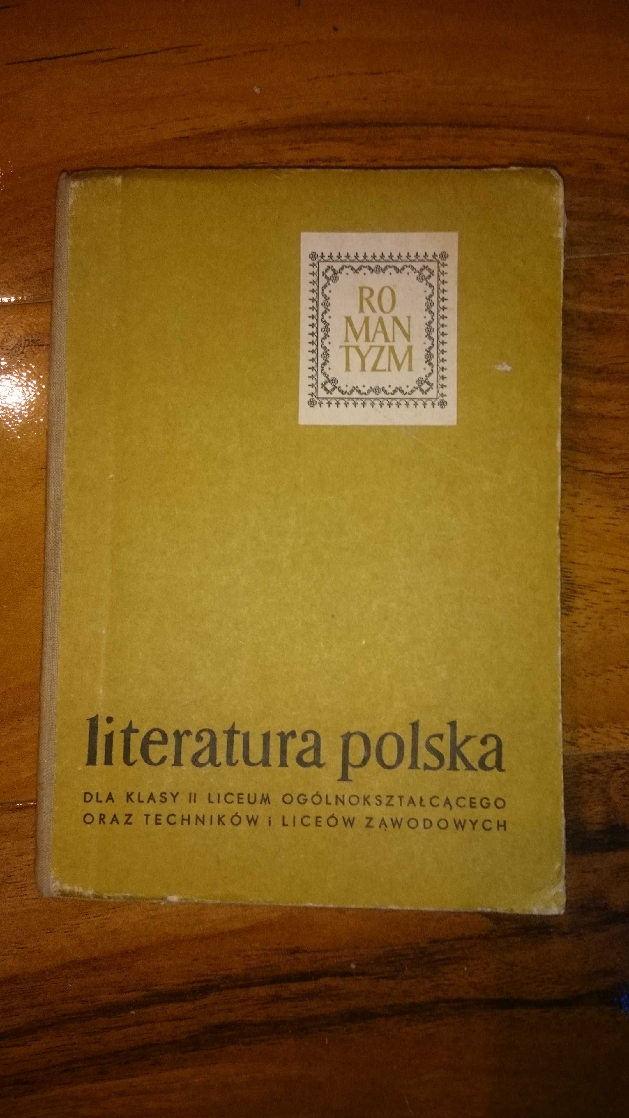 Literatura polska Romantyzm podręcznik PRL