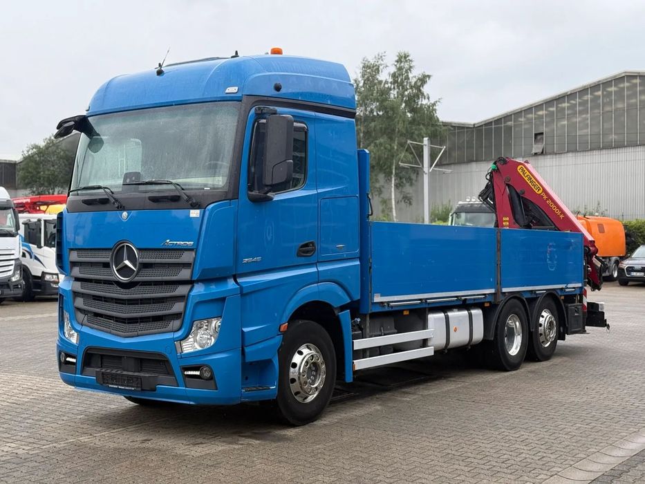 Mercedes-Benz ACTROS 2545 6x2-4 EURO6 SKRZYNIA Z HDS PALFINGER PK20001  | TOP Stan | 2 łóżka | Z Niemiec | 1 właściciel | Opony 70-80% |